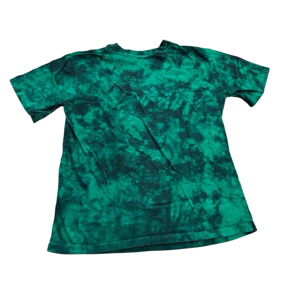 Marvel | Hulk Tie-Dye Kids T-Shirt - Green and Yellow Boys Size 14/16 Like New